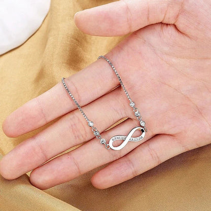 Bransoletka z Srebra 925 Wiecznej Miłości