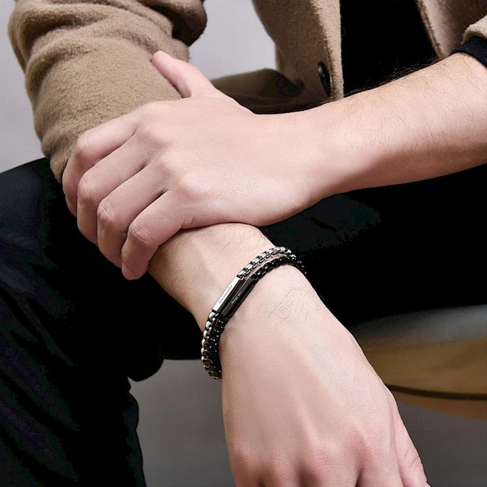 Zestaw Bransoletek z Grawerem Wiecznej Więzi