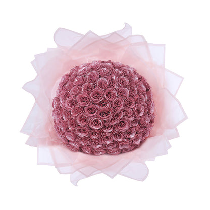 Brokatowy Bukiet Róż