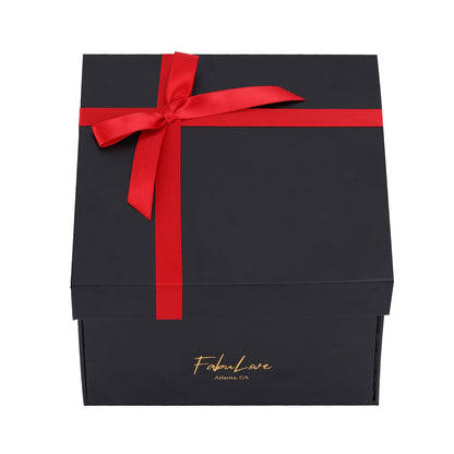 Personalizowane Pudełko z Bukietem Wiecznych Róż